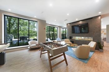 Bright game room